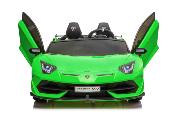 24 volts AVENTADOR  SVJ vert +MP4 voiture enfant électrique 2021