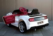 Mustang Style GT sport blanc 12 volts voiture enfant electrique 