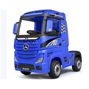 2x 12 volts  ACTROS 140 watts camion enfant électrique  bleu