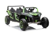 24 volts RSX 600 watts buggy voiture enfant lectrique 4 places A033 vert 2023