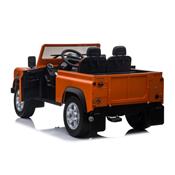 2x12 volts 4x4 DEFENDER SAFARI  orange voiture enfant électrique