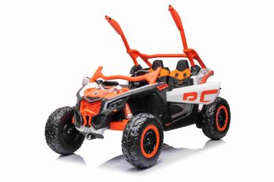 24 volts 800 watts 2 places buggy enfant Ranger CAN AM MAVERICK orange 4 moteurs + ecran MP4// 2023