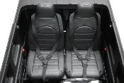 12 volts G63 AMG XL 140 watts   voiture enfant électrique Mercedes 2 places  noir metal