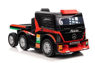 2x12 volts AXOR rouge camion électrique  enfant  avec remorque incluse*