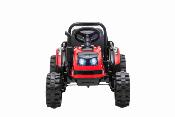 12 volts POWER  tracteur electrique pour enfant avec remorque et telecommande rouge 2023