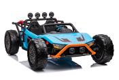 24 VOLTS BEACH BUGGY racing 400 watts bleu voiture enfant lectrique Js3168 