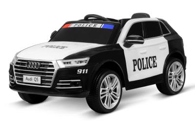 12 volts Q5 QUATTRO POLICE 180 watts noire voiture enfant électrique Audi