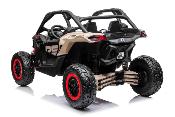 24 volts 800 watts 2 places buggy enfant Ranger CAN AM MAVERICK noir 4 moteurs + ecran MP4 //2023