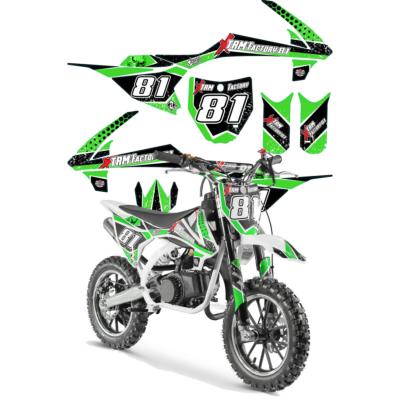 kit deco mini moto xtrem vert