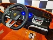 12 volts URUS XL  180 watts orange voiture enfant électrique CORSE 2 places 