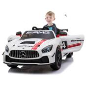 12 volts GT4 AMG SPORTS   blanche voiture enfant électrique 2021
