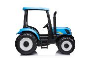 24 volts tracteur enfant New Holland   bleu avec télécommande