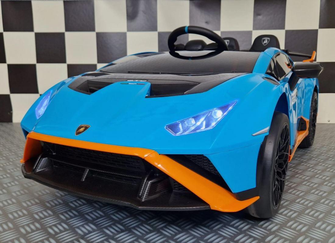 Lamborghini SIAN 90 watts voiture enfant électrique 12 volts blanche