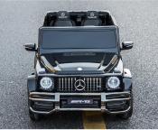 24 volts G63 AMG XL 240 watts   voiture enfant lectrique Mercedes 2 places  noir metal 4 moteurs