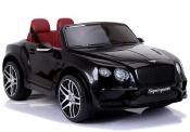 12 volts CONTINENTAL Supersports noire Voiture enfant électrique 2023 Bentley  